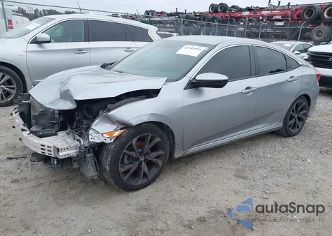 2020 Honda Civic Sport from USA, damaged, VIN 2HGFC2F82LH562705